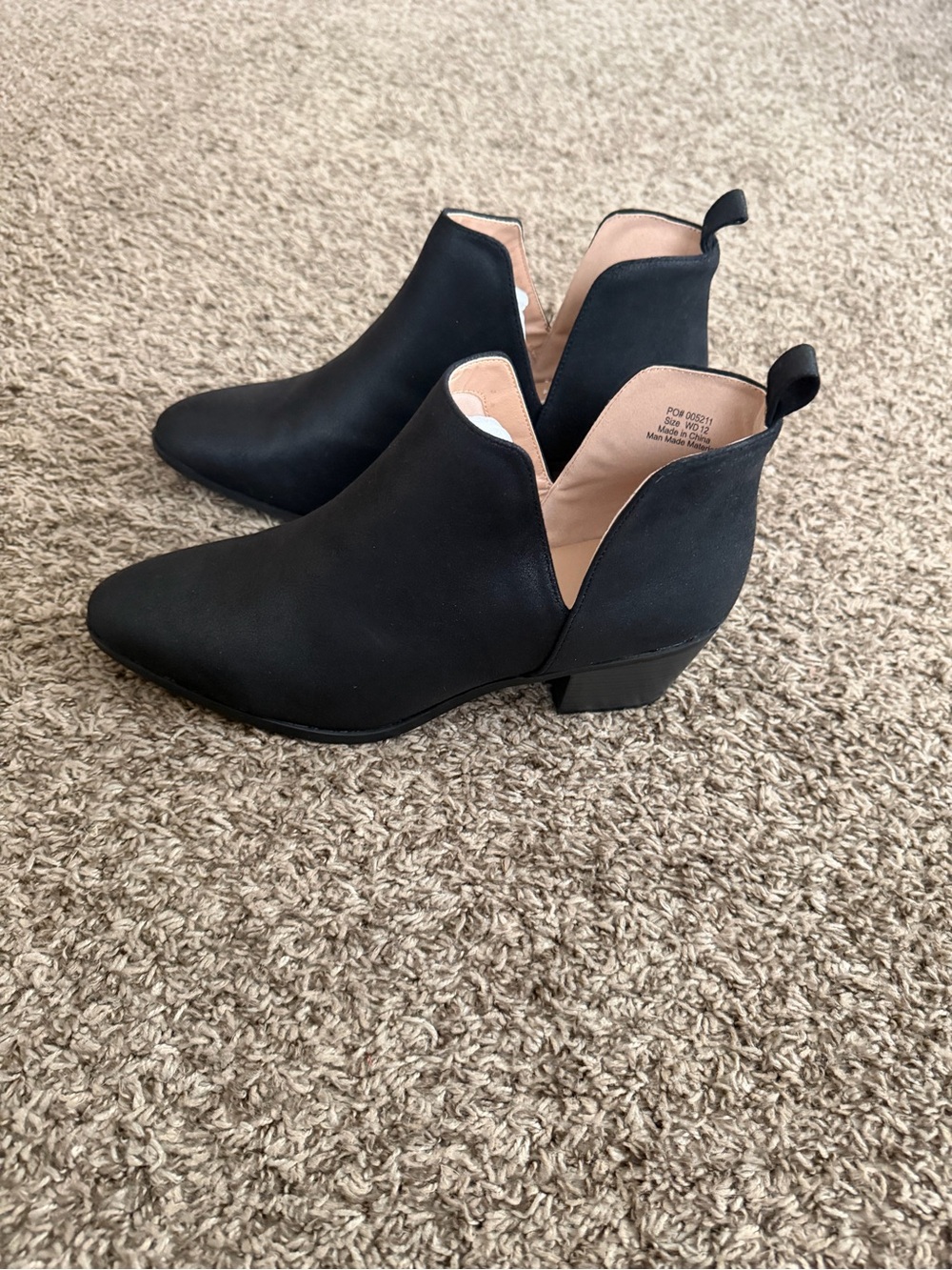 Journee Collection Lola V-Cut Ankle Booties